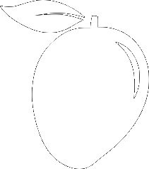 Το μονόχρομο λογότυπο της mango electronics - Κατασκευαστές ιστοσελίδων και προγραμματιστές.